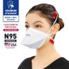 BNX N95 Mask Respirator Duckbill (NIOSH) (Model: A96-2W), White - Image 2