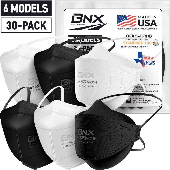 BNX N95 Mask Respirators & KN95 Mask Manufacturer - Made in USA